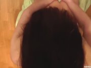 Black haired Euro slut gets a lovely facial 11/16