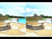 Keira is hungry for your cock outdoors in VR 1/16