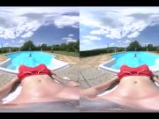 Keira is hungry for your cock outdoors in VR 9/16