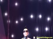 extreme fetish show on public stage 1/16