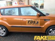 Fake Driving School Posh freaky redhead with big tits and ginger bush fucks 13/16