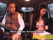 Fake Driving School exam failure ends in threesome double creampie 1/16