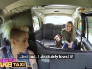 Female Fake Taxi Pretty blonde MMA babe gets pussy tribbing on taxi roof 2/16