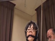 Subtitles bizarre Japanese nose hook BDSM spanking 2/16