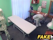 Fake Hospital Big tits horny Milf chiropractor fucks doctor after massage 1/16