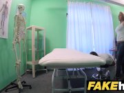 Fake Hospital Big tits horny Milf chiropractor fucks doctor after massage 3/16