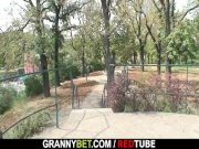 Grandma rides his hard meat 4/16