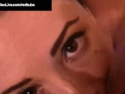 Cam Queen Its Cleo Sucks Pizza Guy's Cock & Licks His Balls! 16/16