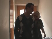 Lonely 70 years old granny slammed from behind 5/16