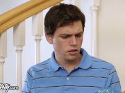 Angry Wife Takes it Out on Stepsons Cock 1/16