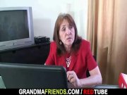 Bossy woman takes two cocks at once 3/16