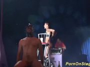 extreme needle fetish on public stage 11/16