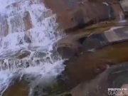 Wet Lesbians on the Waterfall 12/16