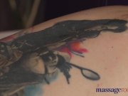 Massage Rooms Hot brunette rims stud before she has squirting orgasm 4/16