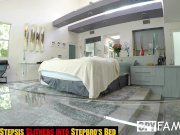 SpyFam Sneaky step sister Charity Crawford slithers into step brothers bed 1/16