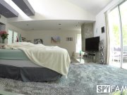 SpyFam Sneaky step sister Charity Crawford slithers into step brothers bed 4/16