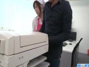 Milf Chihiro Akino tries heavy penis in her tight pussy 1/16