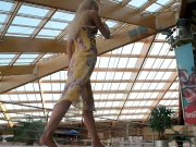 Amateur blonde mermaid 1/16