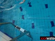 Amateur blonde mermaid 13/16