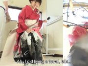 Subtitles Japanese kimono pee desperation fail