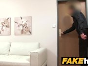 Fake Agent Creampie for new Redhead American model who loves to fuck 1/16