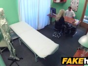 Fake Hospital Fit blonde sucks cock so doctor gives her bigger boobs 2/16