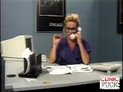 Busty Nurse Cock Sucking By The Pool 1/16