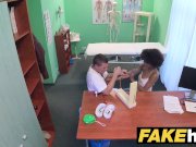 Fake Hospital Doctor gives sexy ebony Brazilian student a hard fucking 2/16