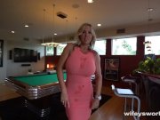 Gorgeous MILF With Huge Tits Swallows Cum 3/16