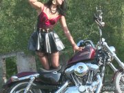 Filthy girl delights in being completely naked 5/16