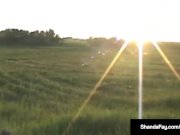 Canadian Cougar Shanda Fay Gets a Load On Her Ass In Car! 2/16