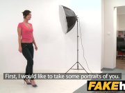 Fake Agent - Model Vicky Love takes Cumload on her Great Tits 5/16