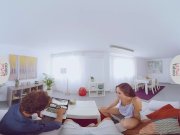 VIRTUAL TABOO - Young Sister Aruna Enjoys Huge Cock In Front of  Dad 1/16