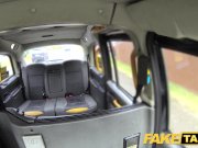 Fake Taxi Fetish Queen in black leather gets anal creampie 1/16