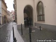 They film threesome orgy with granny 4/16