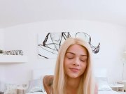 vr porn-Sexy naughty blonde with a tattoo on her shoulder 2/16