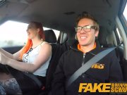 Fake Driving School Sexy redhead lusts after instructors big cock 7/16