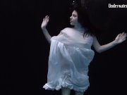 Redhead beauty in the white dress 2/16