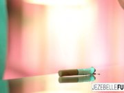 Jezebelle Bond toys her pussy in a hotel room 7/16