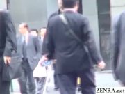 JAV public nudity thong bikini in Tokyo Subtitles 12/16