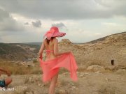 Caught naked by army copter. Nudist Vacations. 14/16