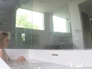 SpyFam Step sister Lilly Ford shocked by step brothers big dick 8/16