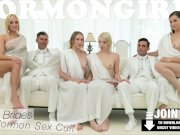 Mormongirlz - Babe chokes on a stranger’s huge dick 15/16