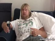 Mature woman in fishnets swallows two dicks 7/16