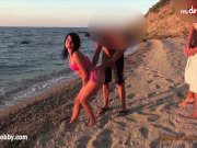My Dirty Hobby -  Hot MILF fucked on public beach 2/16