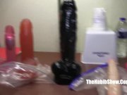 layla red takes bbc dildo anal lover 2/16