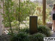 TUSHY Jillian Janson can't believe how big her ass gapes in anal 1/16