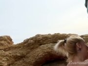 Blonde Rides A Cock In The Great Outdoors 12/16