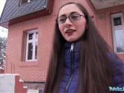 Public Agent Young Russian in Glasses Fucking a Big Cock 4/16