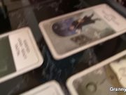 Skinny granny gets her shaggy cunt drilled 7/16